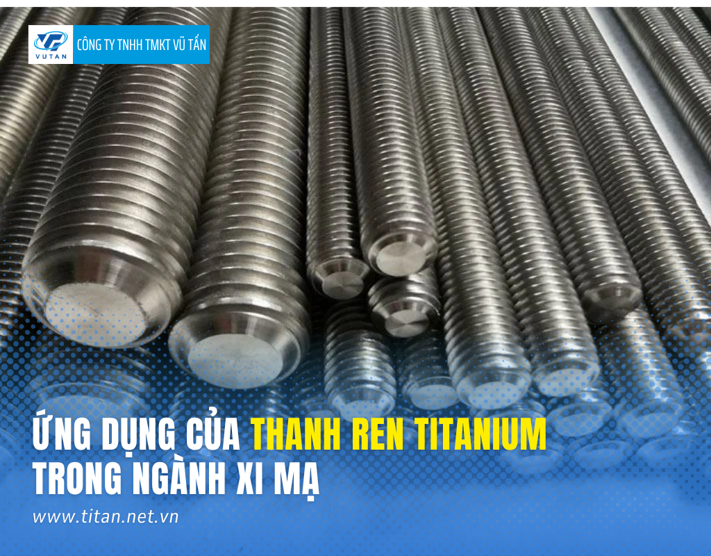 thanh ren titanium